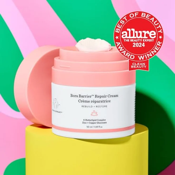 Drunk Elephant Bora Barrier Repair Cream, ultra-reichhaltige Gesichtscreme für sehr trockene Haut, 50 ml – Bild 2