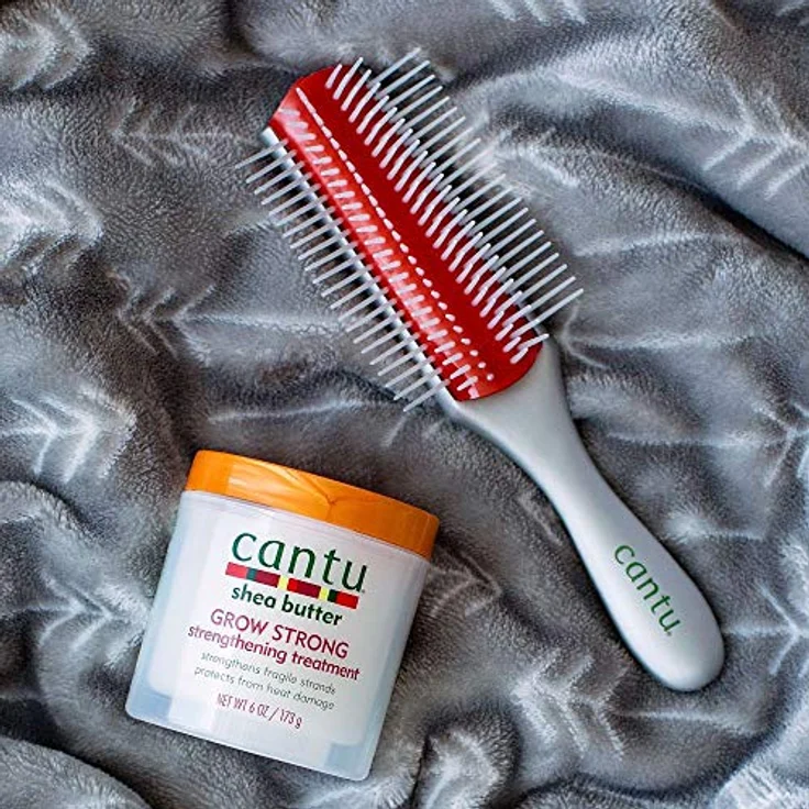 Cantu grow Strong Stärkende Hitzenschutz Haarkur Mit Sheabutter 2 x 173 g – Bild 5