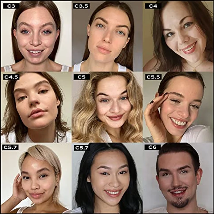 Makeup Revolution London Conceal & Define Concealer mit hoher Deckkraft 4 g Farbton C5 – Bild 8