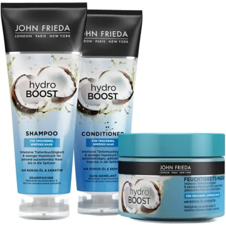 John Frieda Hydro Boost Shampoo - Inhalt: 250 ml - Haartyp: trocken, spröde - Intensive Tiefenfeuchtigkeit – Bild 4