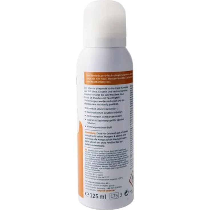 Allpresan Fuß Schaum-Creme mit Orangenblüte, Fußcreme für sehr trockene Haut - Limited Edition mit 10% Urea, 125 ml – Bild 3