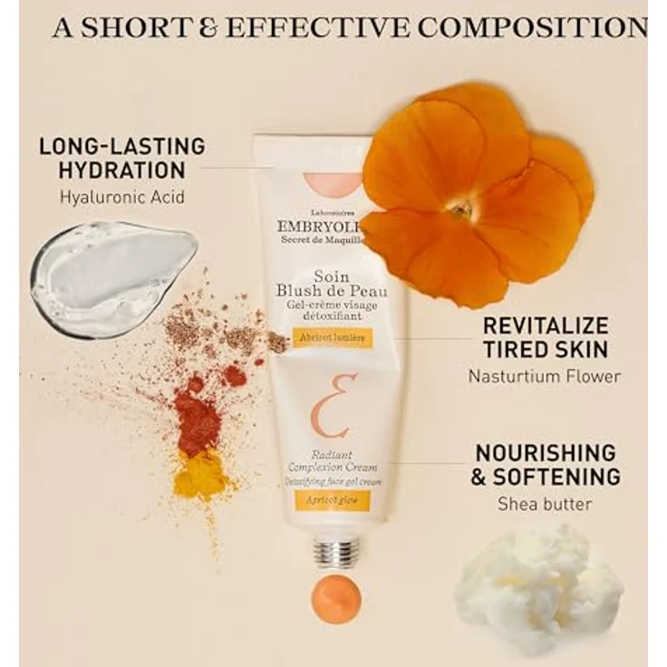 Embryolisse Secrets De Make Up Pflege Blush Aprikose, Licht, 30 ml, Rouge & Bronzer – Bild 5