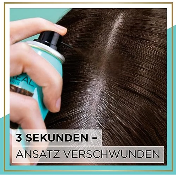 L'Oréal Paris Ansatz-Kaschierspray für stufenlose und natürliche Übergänge, Kaschiert Ansätze bis zur nächsten Haarwäsche, Magic Retouch, Dunkelblond bis Hellbraun, 1 x 75 ml – Bild 4