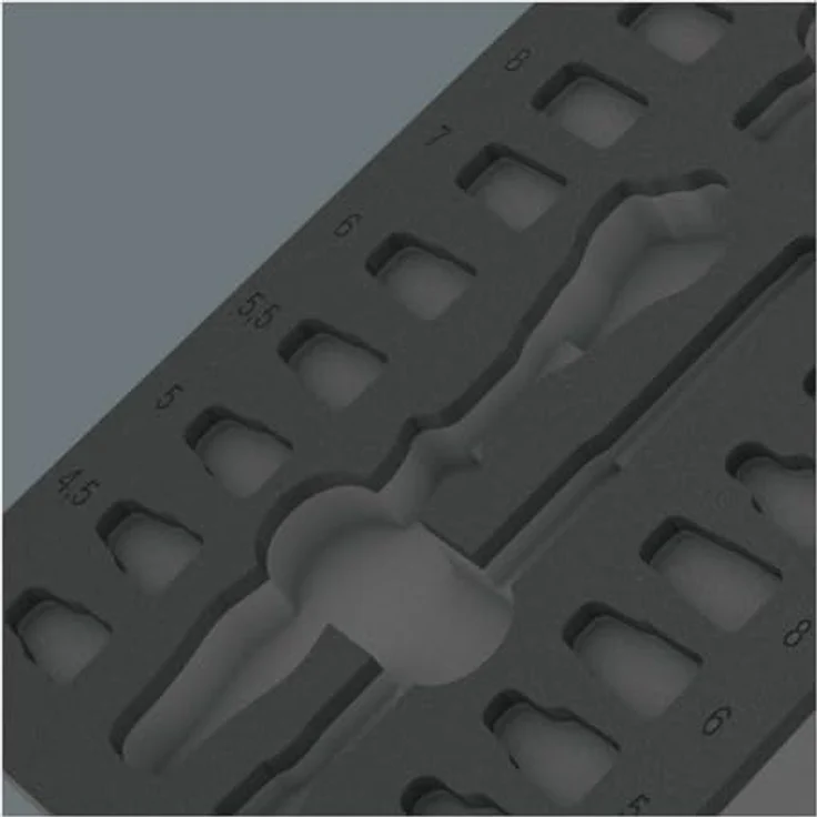 Wera Einlage 8000 A Zyklop-Set 1 leer 05137320001 – Bild 3