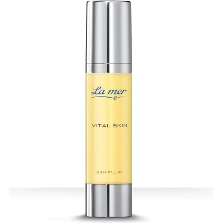 La Mer Vital Skin 24h Fluid, feuchtigkeitsspendende Anti-Aging Pflege mit Q10 und Vitamin C, ohne Duft, für Mischhaut – Bild 1