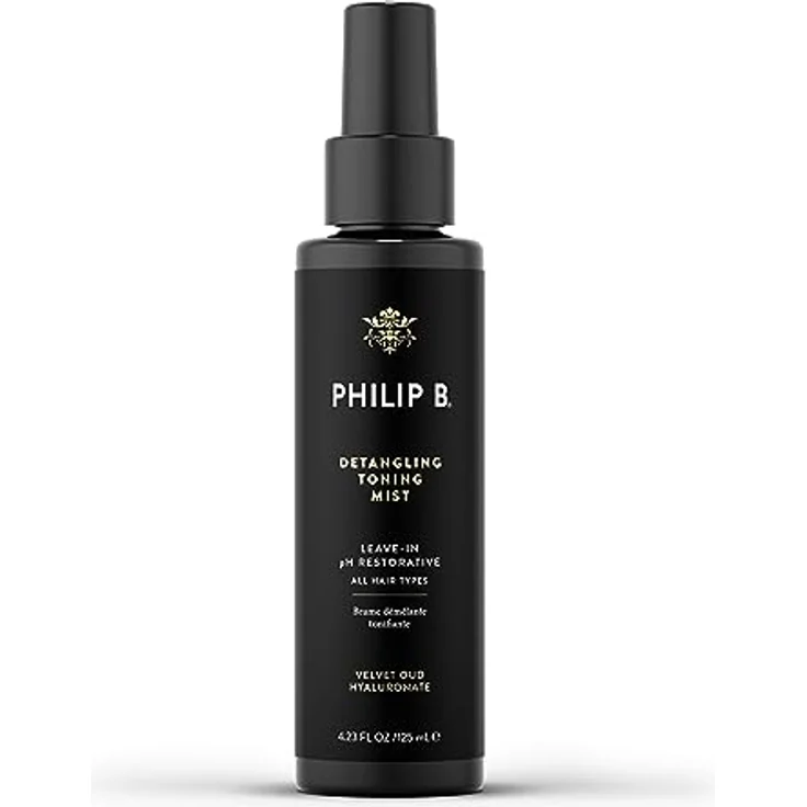 PHILIP B Entwirrender Nebel mit Oud Samt, 125 ml, Täglicher Entwirrungsnebel ohne pH-Wert, ohne Spülen, macht das Haar glänzend und frei von Kräuseln – Bild 1