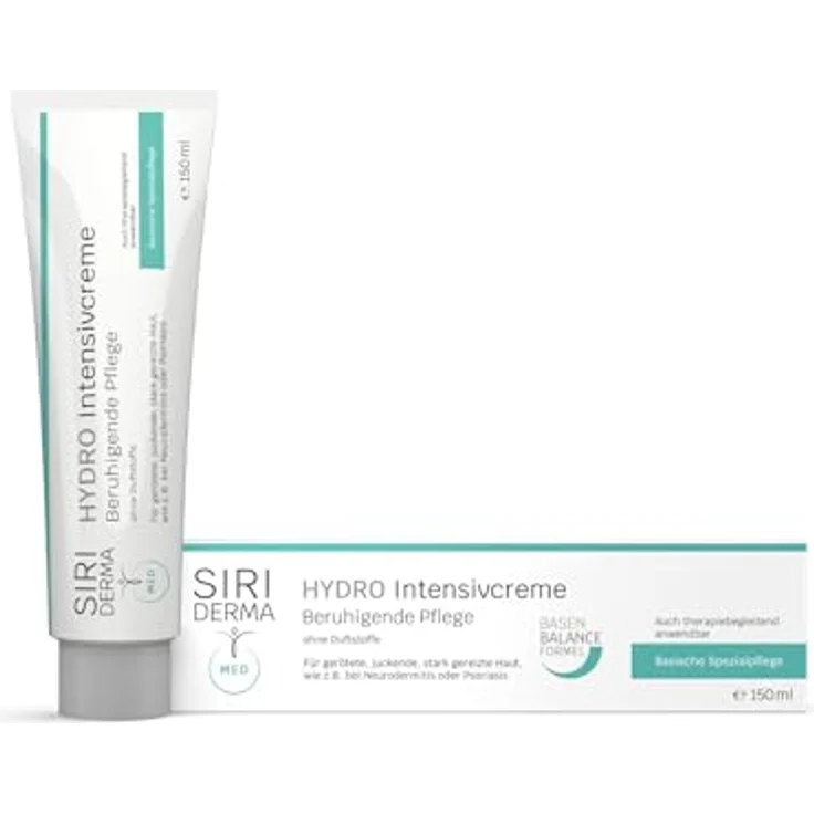 SIRIDERMA HYDRO Intensivcreme | Creme für juckende und gereizte Haut bei Neurodermitis und Psoriasis (ohne Parfum, 150 ml) – Bild 1