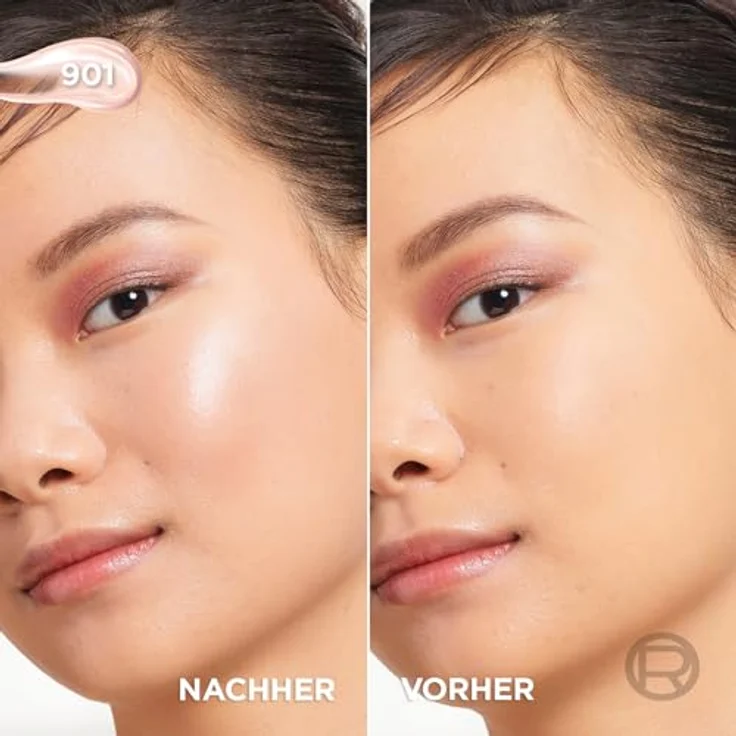 L'Oréal Paris Flüssiger Highlighter Perfect Match Lumi Glotion, Natural Glow Enhancer, 901 Fair Glow, 40 ml mit Glycerin und Sheabutter – Bild 2