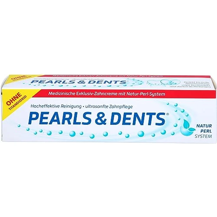 Pearls & Dents Zahncreme ohne Titandioxid, 100 ml – Bild 1