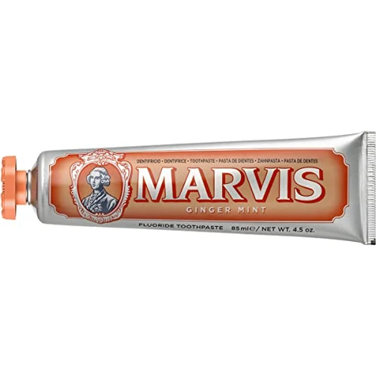 Marvis Ginger Mint 85 ml, mit Ingwer - und Minzgeschmack, für die tägliche Zahnreinigung – Bild 2