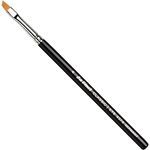 Da Vinci Eyeliner Liner schräg, Kunstfasern Augenbrauenpinsel Größe 4 für präzise Lidstriche, Damen