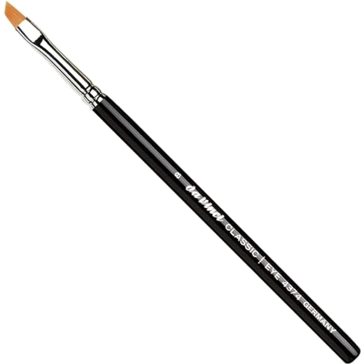Da Vinci Eyeliner Liner schräg, Kunstfasern Augenbrauenpinsel Größe 4 für präzise Lidstriche, Damen – Bild 1