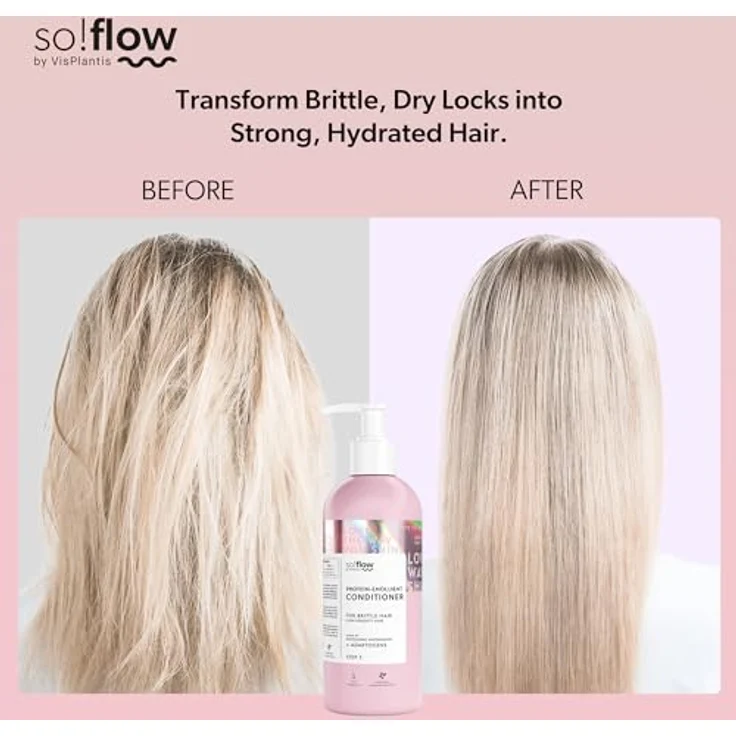 SO!FLOW High Porosity Hair Conditioner, Protein-Emollient Haarspülung für hochporöses Haar, 400 ml – Bild 4