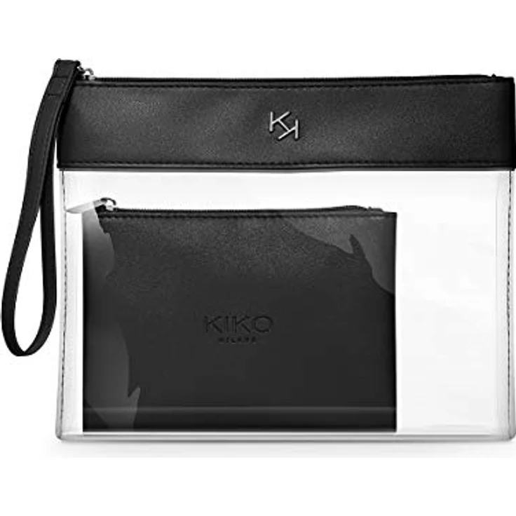 KIKO Milano Transparent Beauty Case 001 | Transparente Kosmetiktasche Mit Innenmäppchen - Preisvergleich – Bild 1