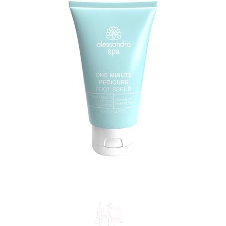 Alessandro Spa Nail Hand Foot One Minute Pedicure Foot Scrub 75 ml