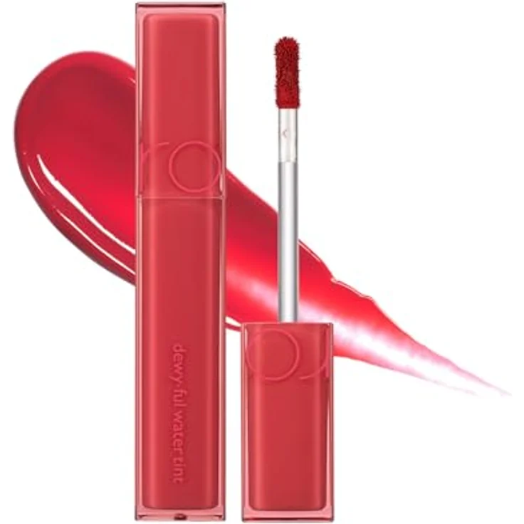 rom&nd Dewyful Water Tönung Lipgloss 5g, nicht klebende wasserbasierte Formel, Farbe 07 CHERRY WAY – Bild 1