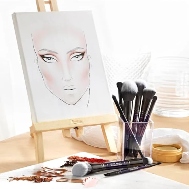 KEVYN AUCOIN Angeled Fan Mascara Brush, gewinkelte Fächerbürste für voluminöse Wimpern ohne Klümpchen – Bild 5