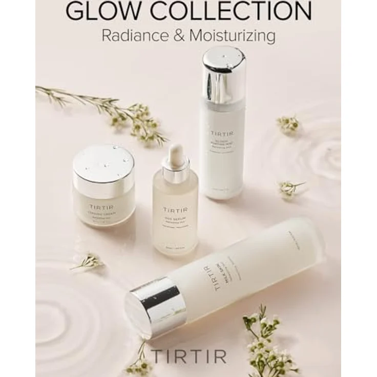 TIRTIR Ceramic Cream, erfrischende feuchtigkeitsspendende Gesichtscreme für trockene Haut, 50 ml, sorgt für intensive Feuchtigkeit und stärkt die Hautbarriere – Bild 2