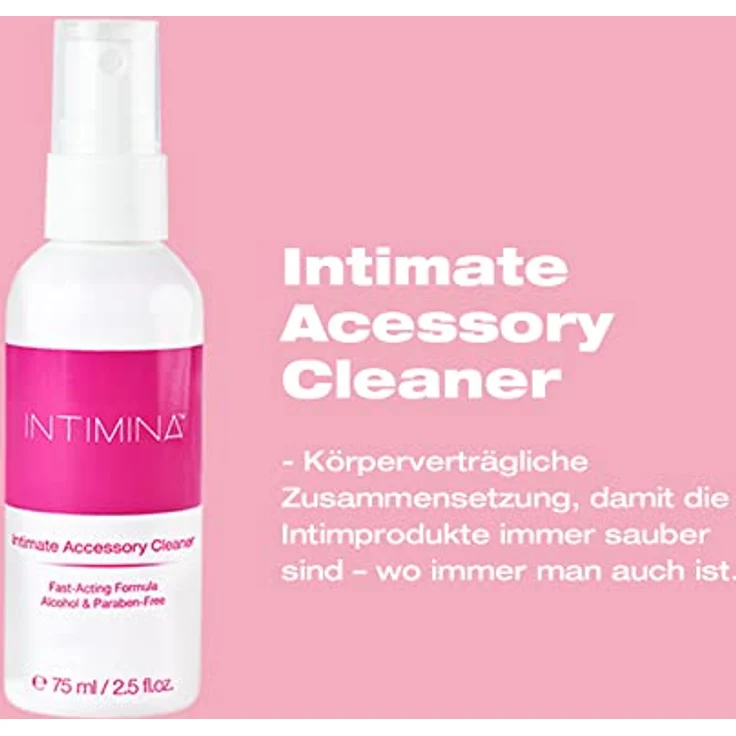 Intimina Reinigungsspray für Intimprodukte, alkoholfrei, 75 ml – Bild 4