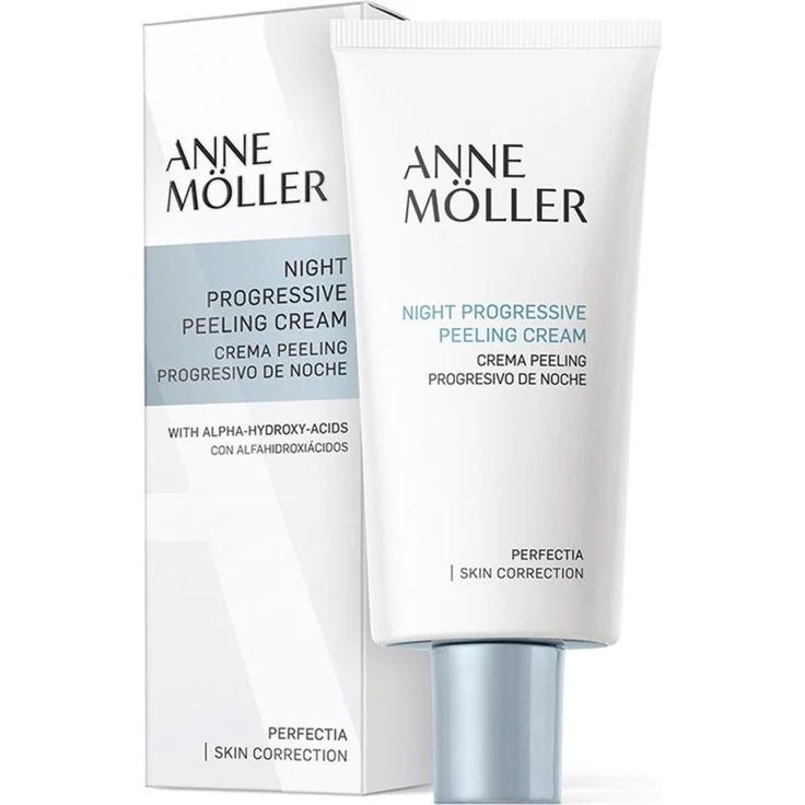 Anne Möller Night Progressive Peeling Cream, Bodylotion für alle Hauttypen, 50 ml