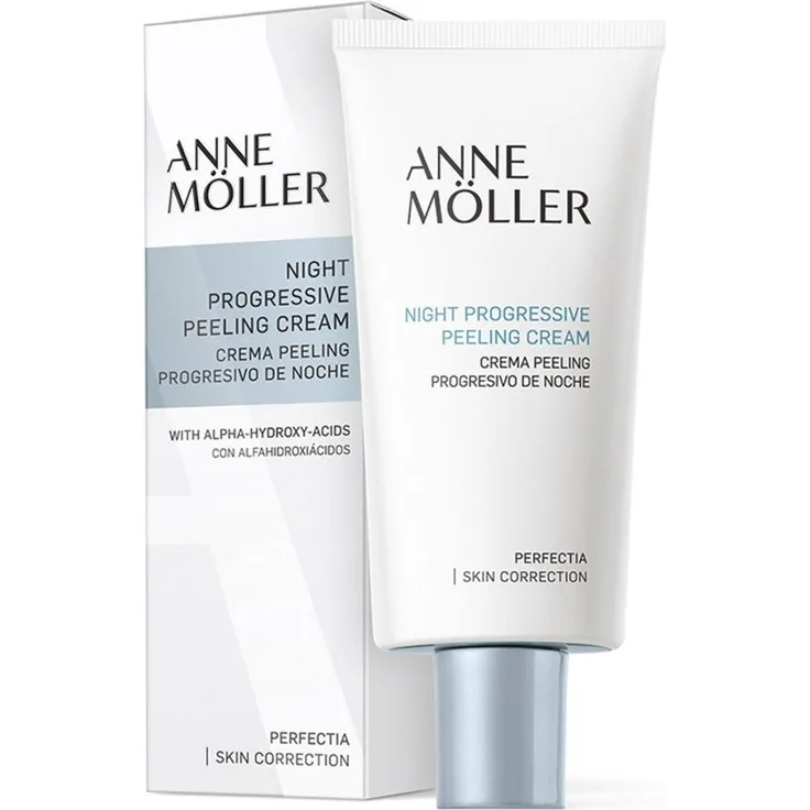 Anne Möller Night Progressive Peeling Cream, Bodylotion für alle Hauttypen, 50 ml