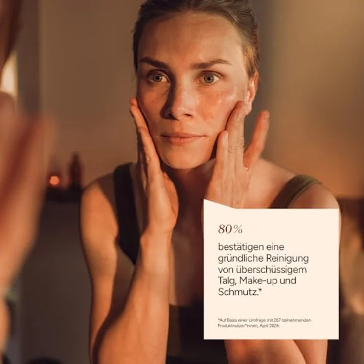 JUNGLÜCK Reinigungsgel Gesicht, Vegan Gel Cleanser für porentiefe Reinigung, schäumende Anti-Pickel Gesichtsreinigung ohne Austrocknen von Haut und Make-Up Entferner – Bild 2