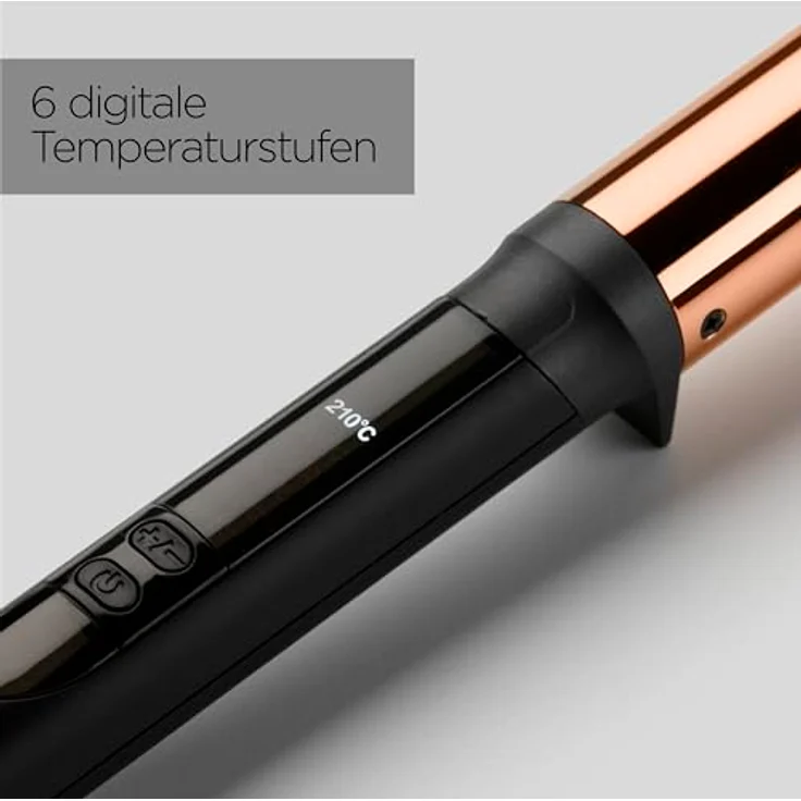 BaByliss Lockenstab C455E Salon Air Brilliance, Titanium-Keramik-Beschichtung 28 mm Aufsatz-Durchmesser Advanced Ceramics Heizsystem – Bild 6