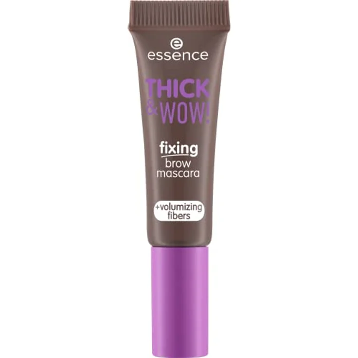 essence THICK & WOW! fixing brow mascara, Augenbrauengel, Nr. 02, Braun, volumengebend, fixierend, vegan, ohne Mikroplastikpartikel, Nanopartikel frei, ohne Parfüm, 1er Pack (6ml) – Bild 2