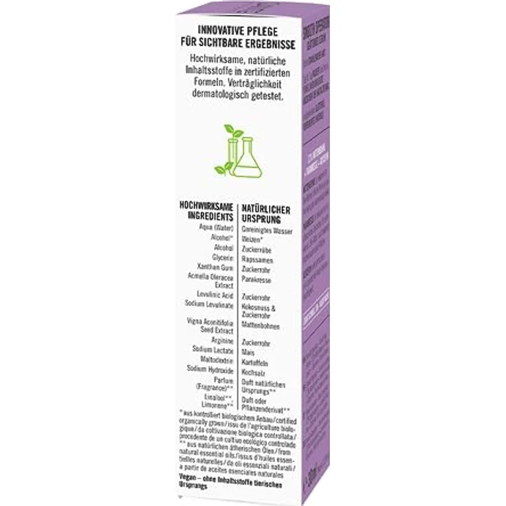 SANTE Gesichtspflege Smooth Operator, Glättendes Serum mit Mattenbohne und Parakresse, 30 ml – Bild 2