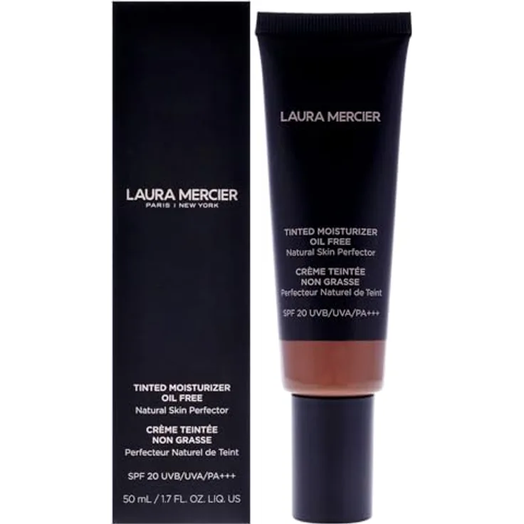 Laura Mercier Tinted Moisturizer Oil Free Relaunch - 5C1 Nutmeg, 50 ml, Deckende Foundation