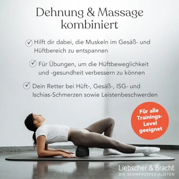 Liebscher & Bracht Original ISG-Ischias-Retter 5-teilig, Massagegerät zur Linderung von Hüft-, Gesäß- & Ischiasschmerzen, blau – Bild 2