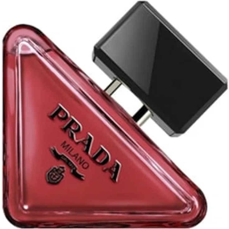Prada Paradoxe Le Parfum Radical Essence Eau de Parfum, Gourmand-Duft mit gesalzener Pistazie und cremigem Sandelholz, 50 ml, tiefrosa Flakon