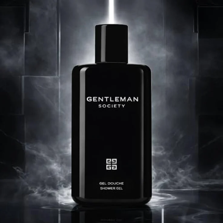 GIVENCHY Gentleman Society Duschgel, feuchtigkeitsspendendes Duschgel mit holzig-blumigem Duft, 250 ml, schwarz – Bild 2