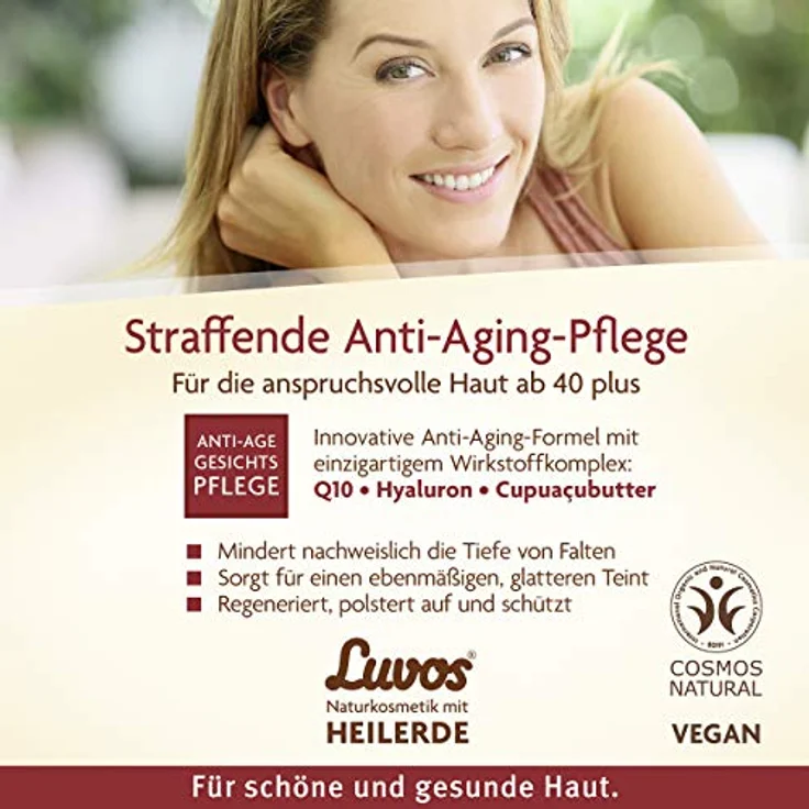 Luvos Naturkosmetik Gesichtscreme Anti-Age Nachtcreme Nachtcreme 50 ml mit hautverjüngernder Wirkung – Bild 6