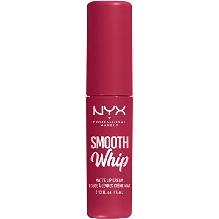 NYX Professional Makeup Smooth Whip Matte Lip Cream, seidiger Lippenstift mit glättender Wirkung, Farbton 08 Fuzzy Slippers, 4 ml – Bild 2