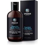 Sphagnum Botanicals Duschgel gegen Schuppenflechte, sulfatfrei, feuchtigkeitsspendend, 100% natürlich, hautpflegend mit balneologischem Torf, 200 ml