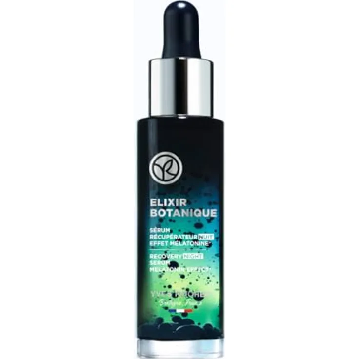 Yves Rocher ELIXIR BOTANIQUE - Regenerierendes Nachtserum - Melatonin-Effekt - Serum für eine erholte & strahlende Haut - 30 ml