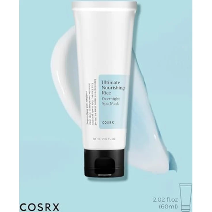 COSRX Ultimate Nourishing Rice Overnight Spa Mask, für eine gepflegte Haut 60ml, für eine gepflegte Haut – Bild 9