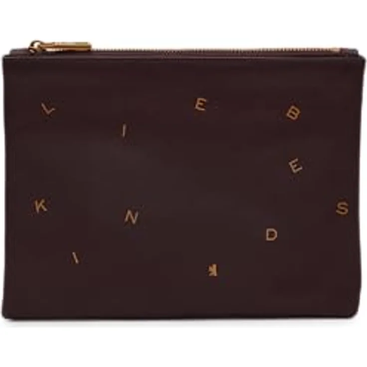 Liebeskind Dancing Letters Kosmetiktasche, 21 cm, aus 100% Leder, rot