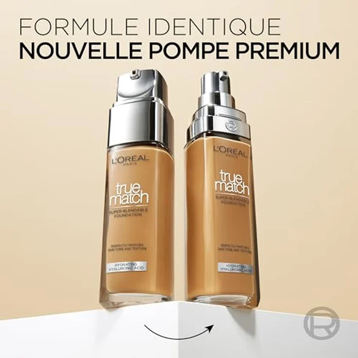 L’Oréal Paris True Match Flüssiges Make-Up, Farbton 4.5 N True Beige, 30 ml, für eine perfekte Hauteinheitlichkeit und Deckkraft – Bild 9