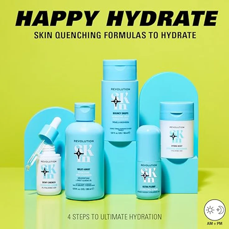 Revolution Skincare Happy Hydrate Ultra Plump, Gesichtsserum mit Hyaluronsäure, intensiv hydratisierend, 30 ml – Bild 5