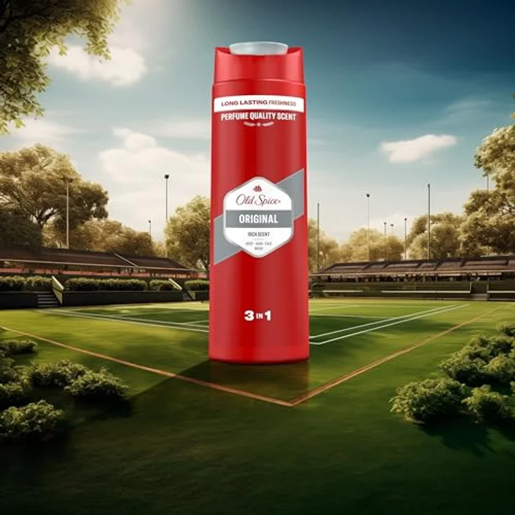 Old Spice Original 3-in-1 Duschgel & Shampoo für Männer (250 ml), lang anhaltend Frisch, Körper-Haar-Gesichtsreinigung - Old Spice – Bild 5