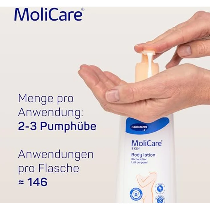 MoliCare Skin Körperlotion: Hautschonende Hautpflege für Risiko-Haut, 500 ml – Bild 5