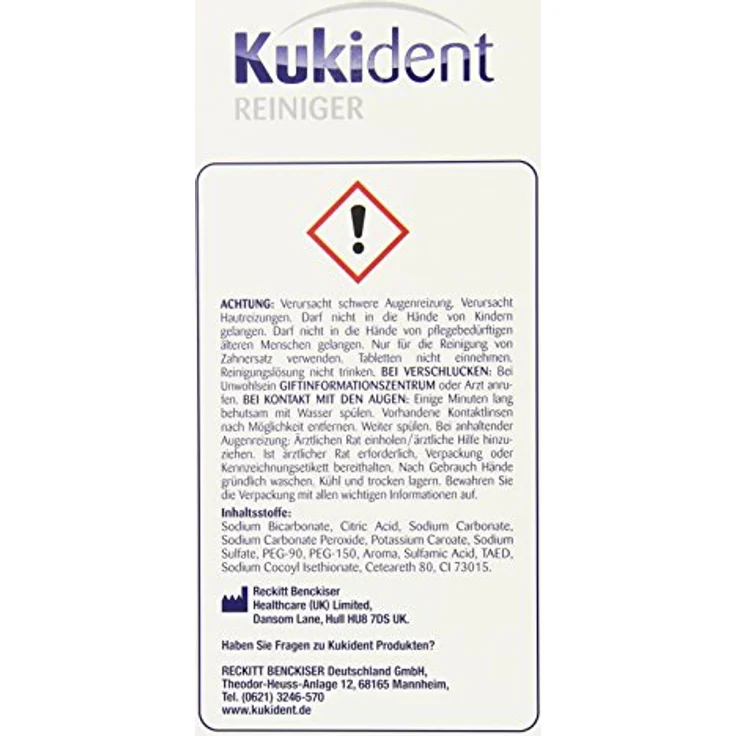 Kukident Aktiv Plus 136er-Pack Gebissreiniger mit Aktiv-Sauerstoff – Bild 4