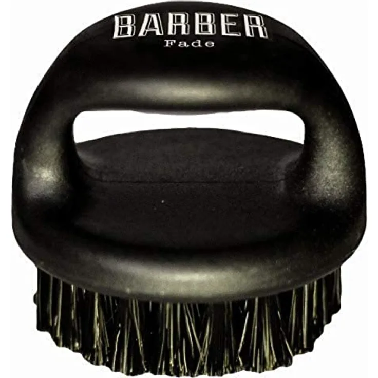 BARBER MARMARA Fade Brush R - Bartbürste - Bartpflegebürste - Reinigungsbürste für den Mann - Friseur Finger Brush-Bürste - Friseur & Barbier Bedarf - Styling Bürste - Schnitthaarbürste