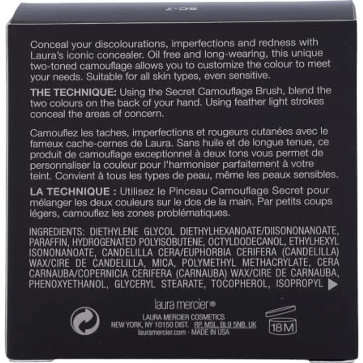 Laura Mercier Secret Camouflage SC-7 femme/women, Concealer Foundation, wasserfest, Farbton SC-7, 1er Pack (1 x 8 g) – Bild 4