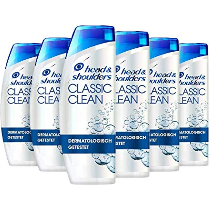 Head & Shoulders Classic Clean Anti-Schuppen Shampoo 6 x 300 ml – Bild 2