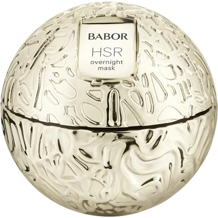 BABOR HSR LIFTING Overnight Mask, Gesichtspflege gegen Falten, Anti-Aging Crememaske für jede Haut, Mit Vitamin E, Argan- und Mandelöl, Pflanzliche Peptide, Glatte und strahlende Haut, Vegan, 1x50 ml