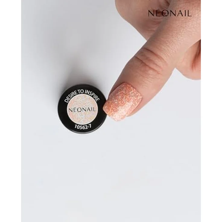 NÉONAIL UV Nagellack 7,2 ml - MEHRFARBIG - Desire To Inspire, Transparenter UV Lack mit Glitzerpartikeln, Langanhaltende Maniküre bis zu 21 Tage – Bild 2