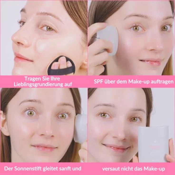 Mizon Inout Smooth Mineral Sun Stick SPF50 PA++++, Sonnencreme für empfindliche Haut mit Hyaluronsäure und Kamelienkernöl, 26g – Bild 5